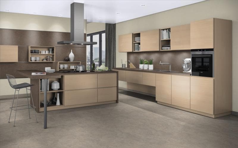 Treviso Handle-less Matt Swiss Pear